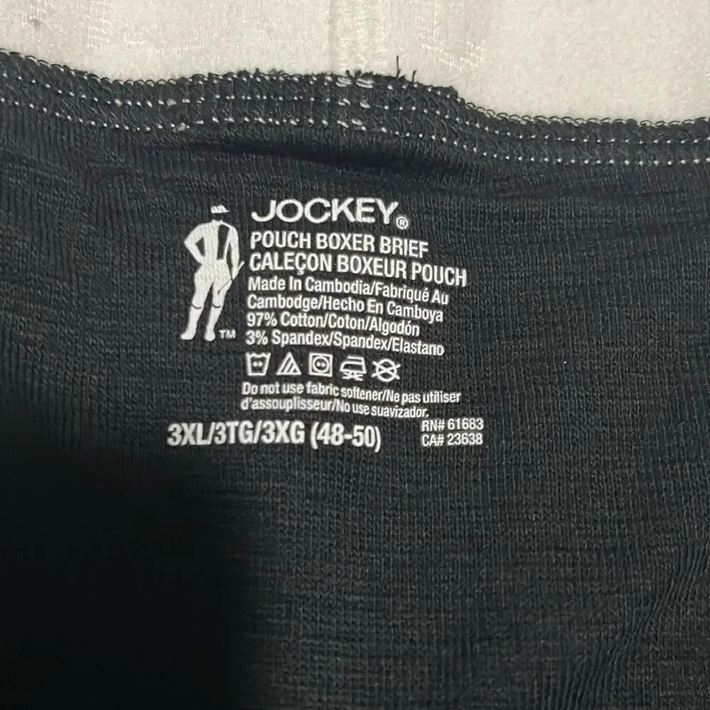 NWT- Jockey - Men’s 3X, 4X & 5X. 2 Boxer Briefs
